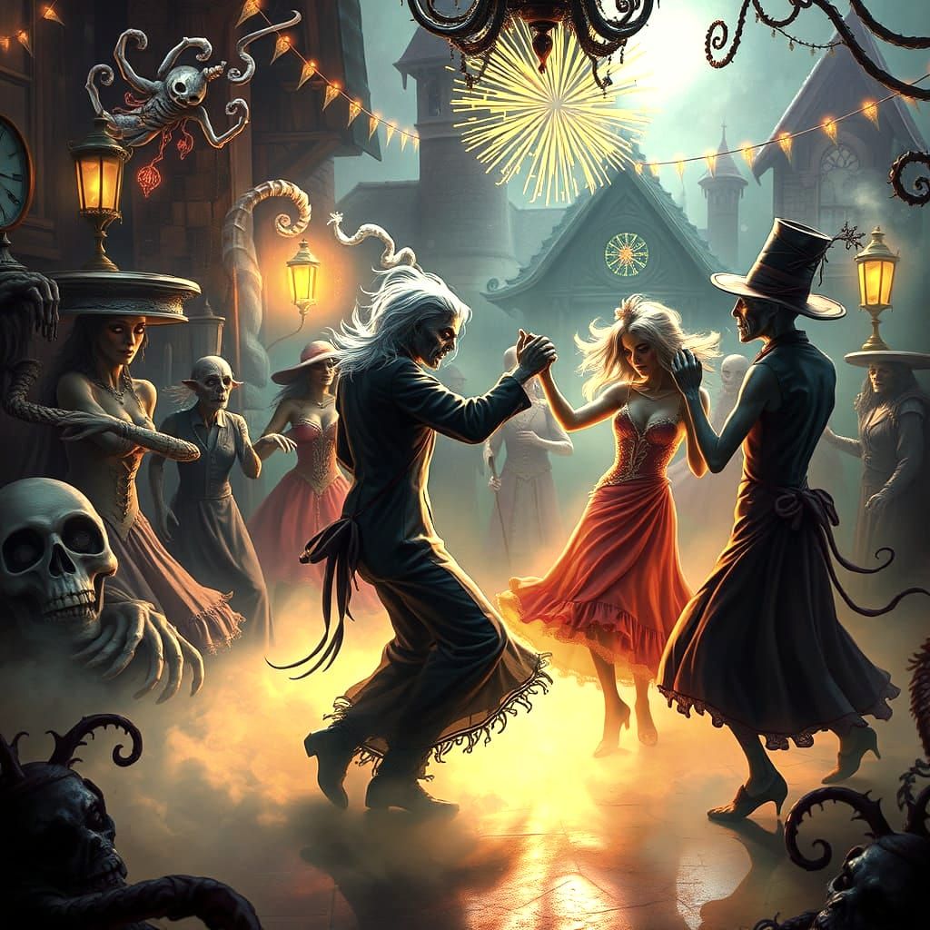 Macabre New Year's Waltz Performed By Ghouls