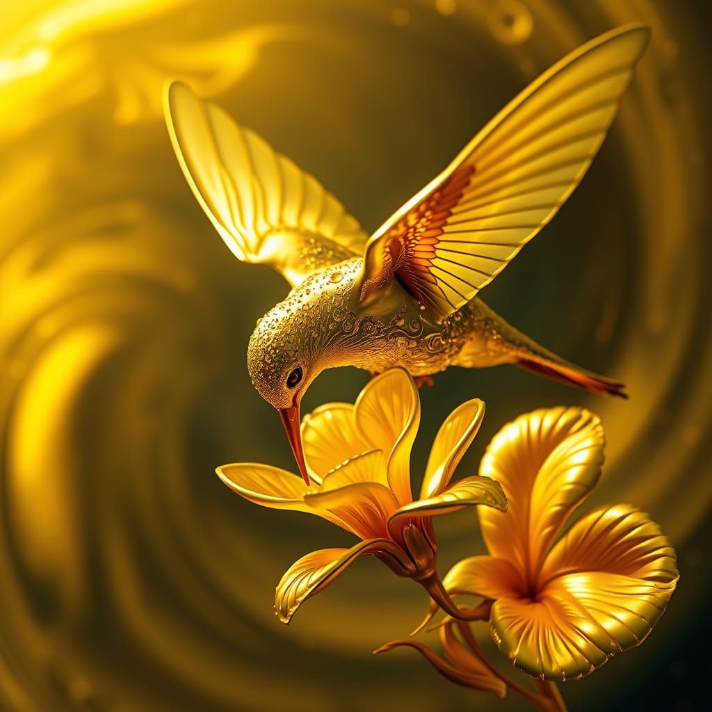 Golden Hummingbird (Go for Gold)