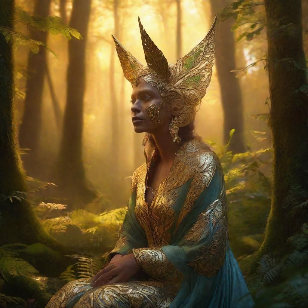 Detailed Christmas Elf Concept Art in 8k