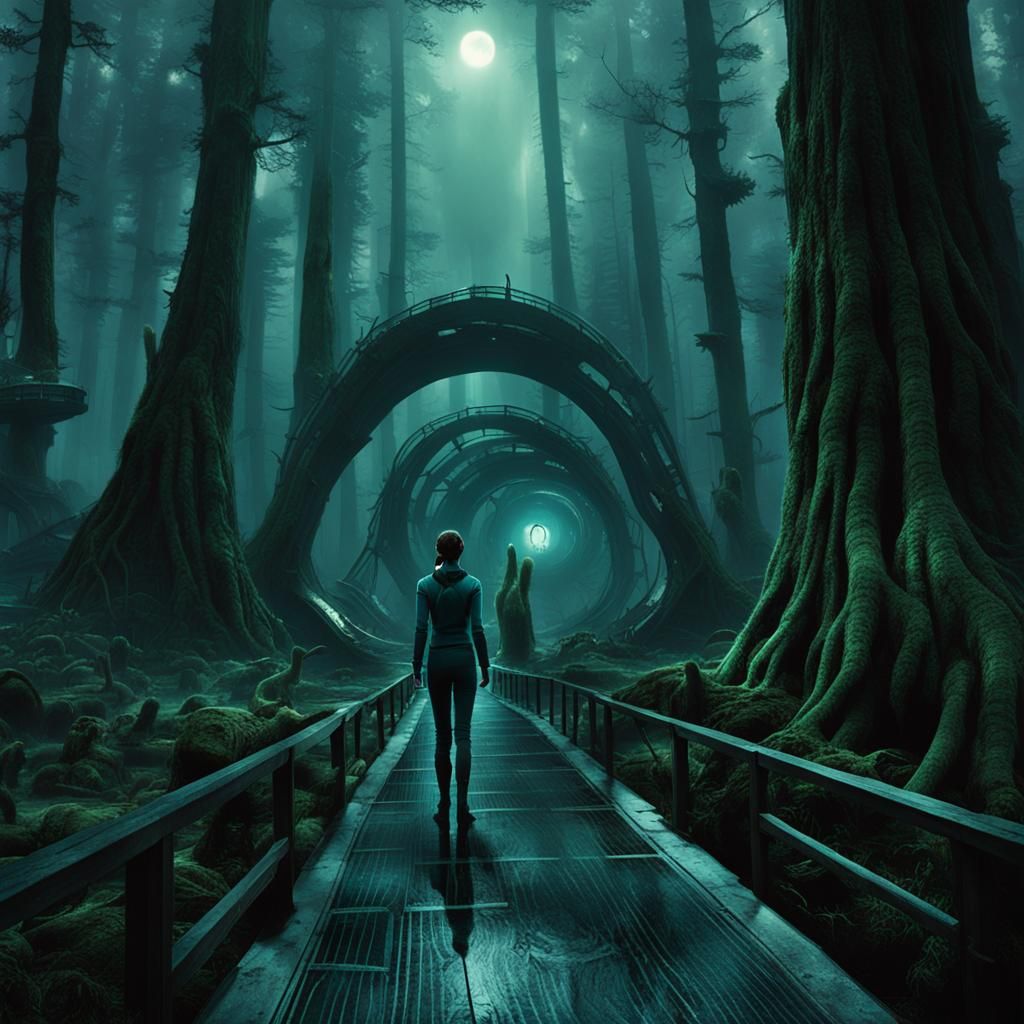 Anna Kendrick in Eerie Sci-Fi Swamp Scene