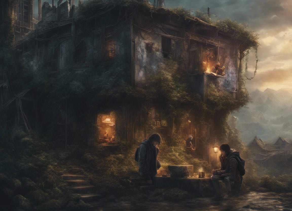 Magical Sanctuary Discovered by Homeless Children