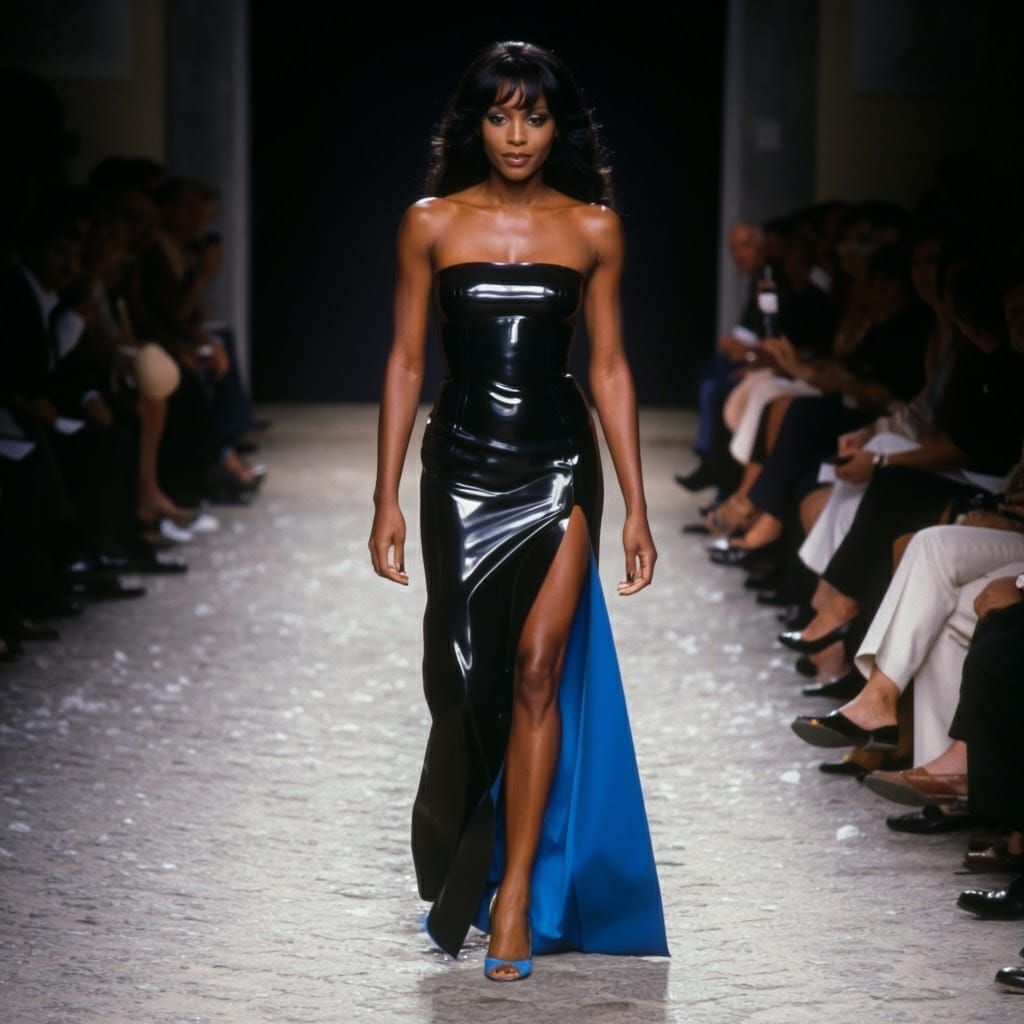 Sultry African Woman Steals the Spotlight in a High-Fashion ...