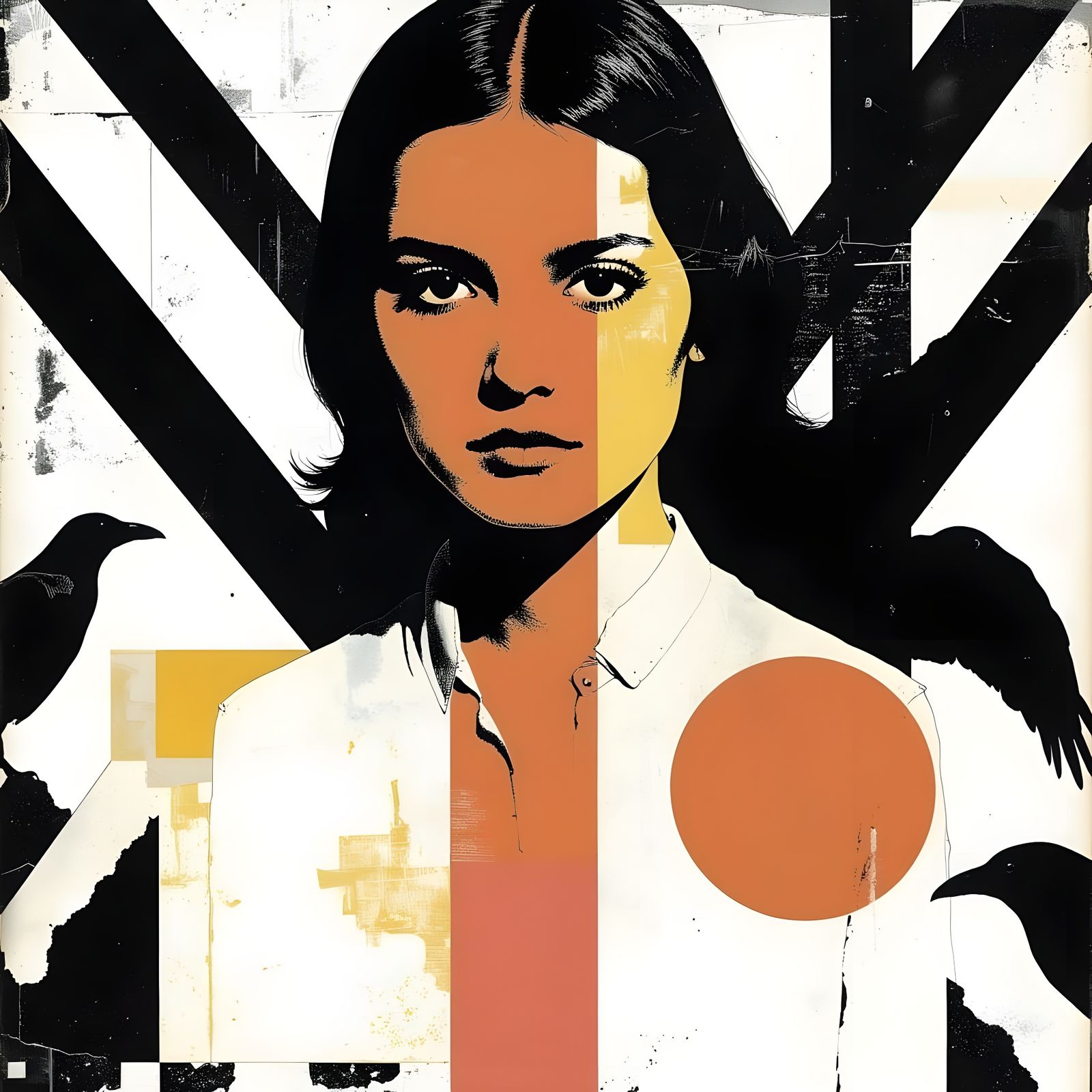 Gritty Urban Portrait in Cyberpunk Style