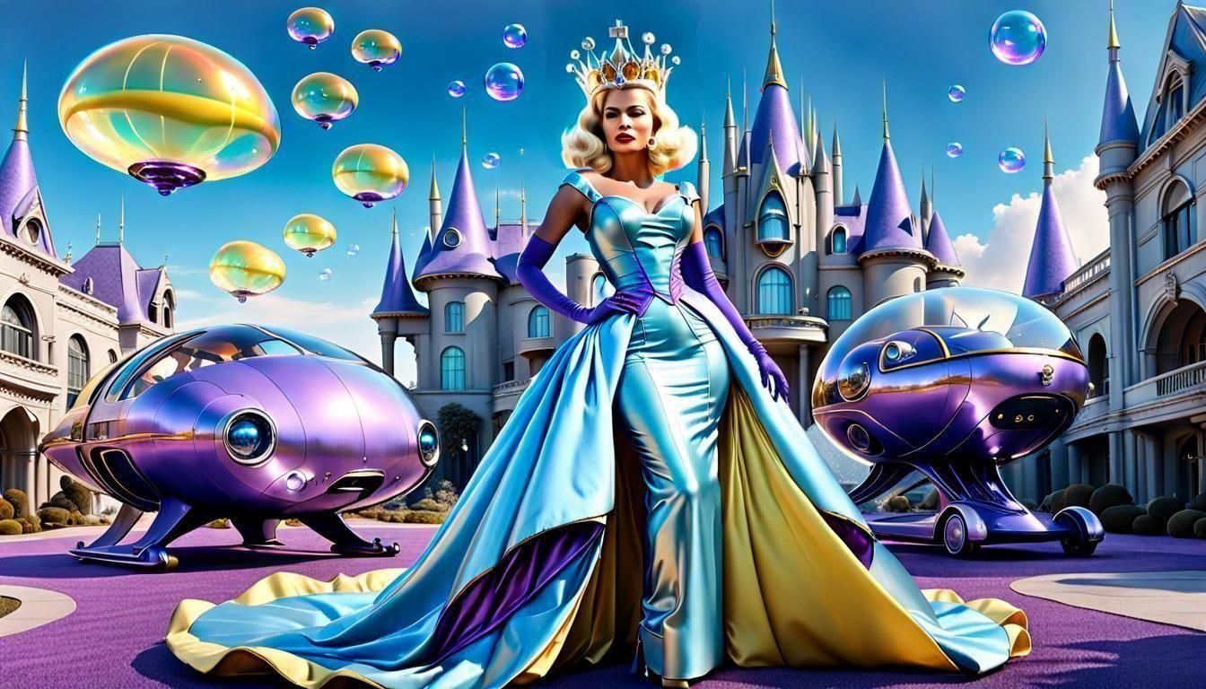 Retrofuturistic Queen: Jayne Mansfield in 8K