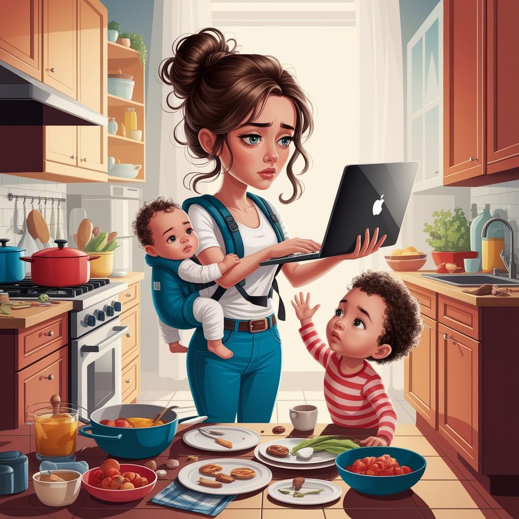 Motherhood in Whimsical Chaos