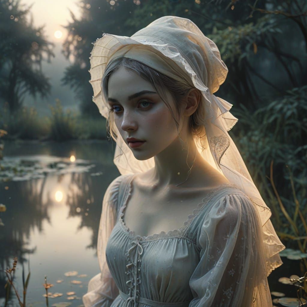 Ghost girl of Eyeworth Pond