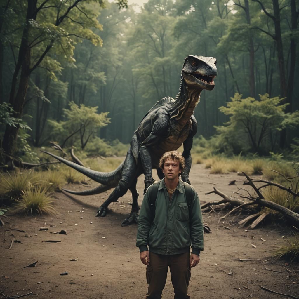 Dramatic Cinematic Film Still in 35mm