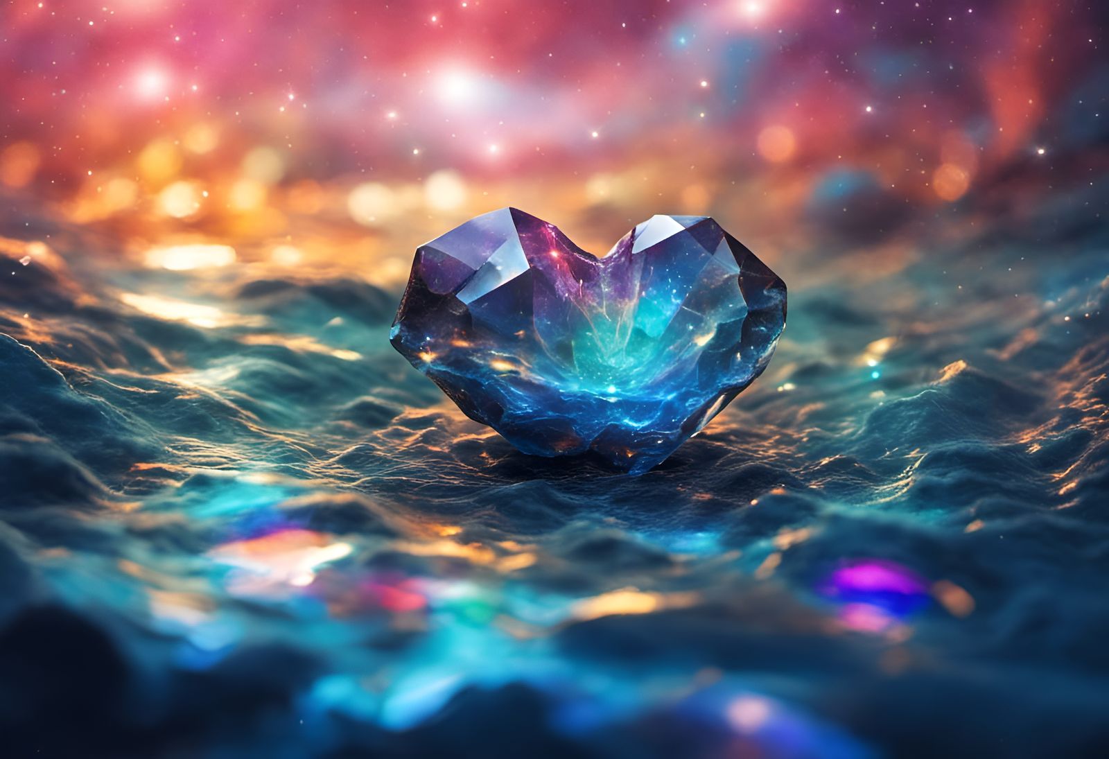 Electronic Heartbeat Crystal in Cosmic River