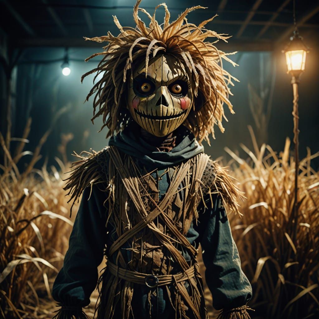 Scarecrow Puppet Boy Concept Art
