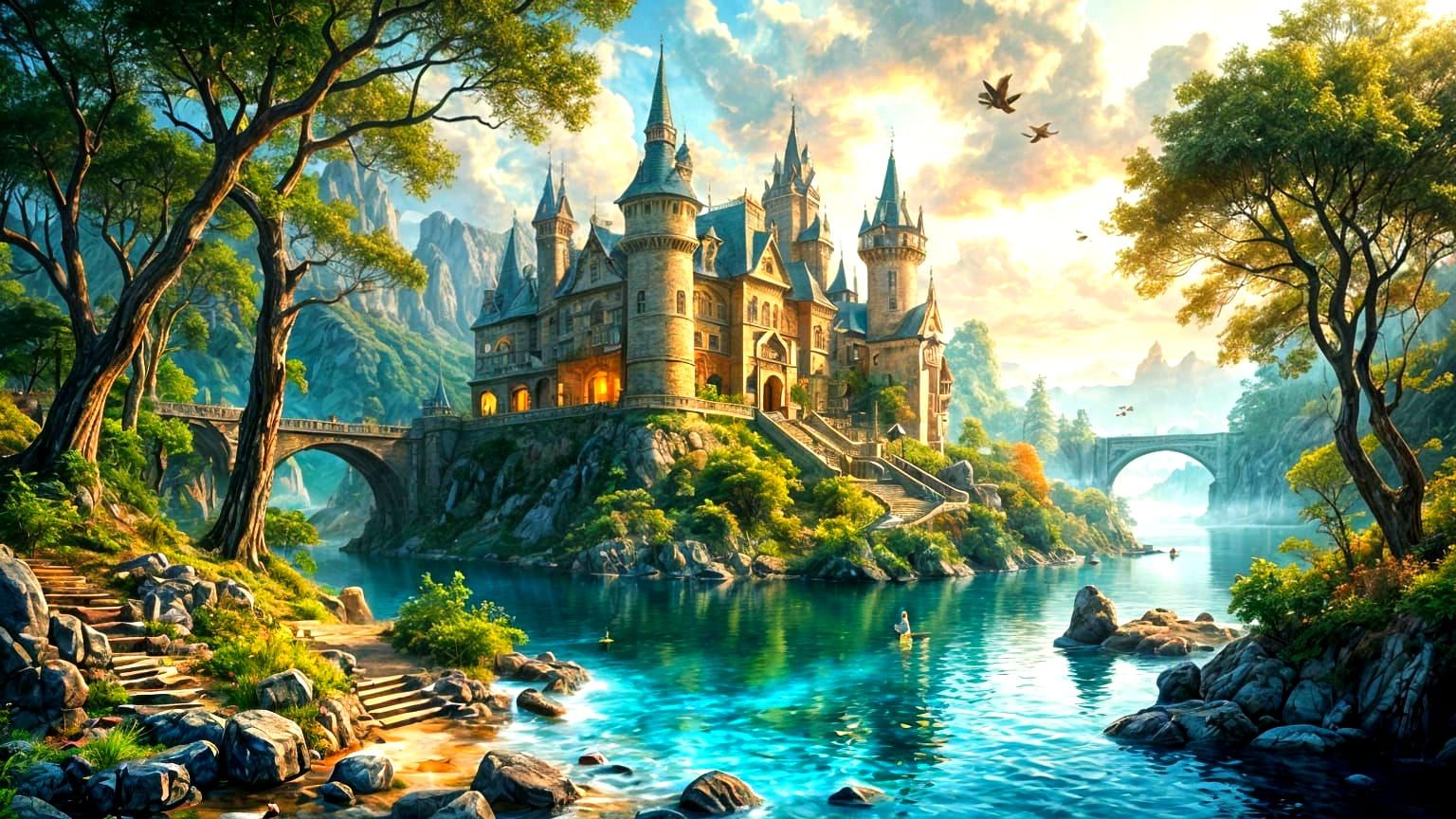 Artist Unlocks Other Worlds Through Magical Painting