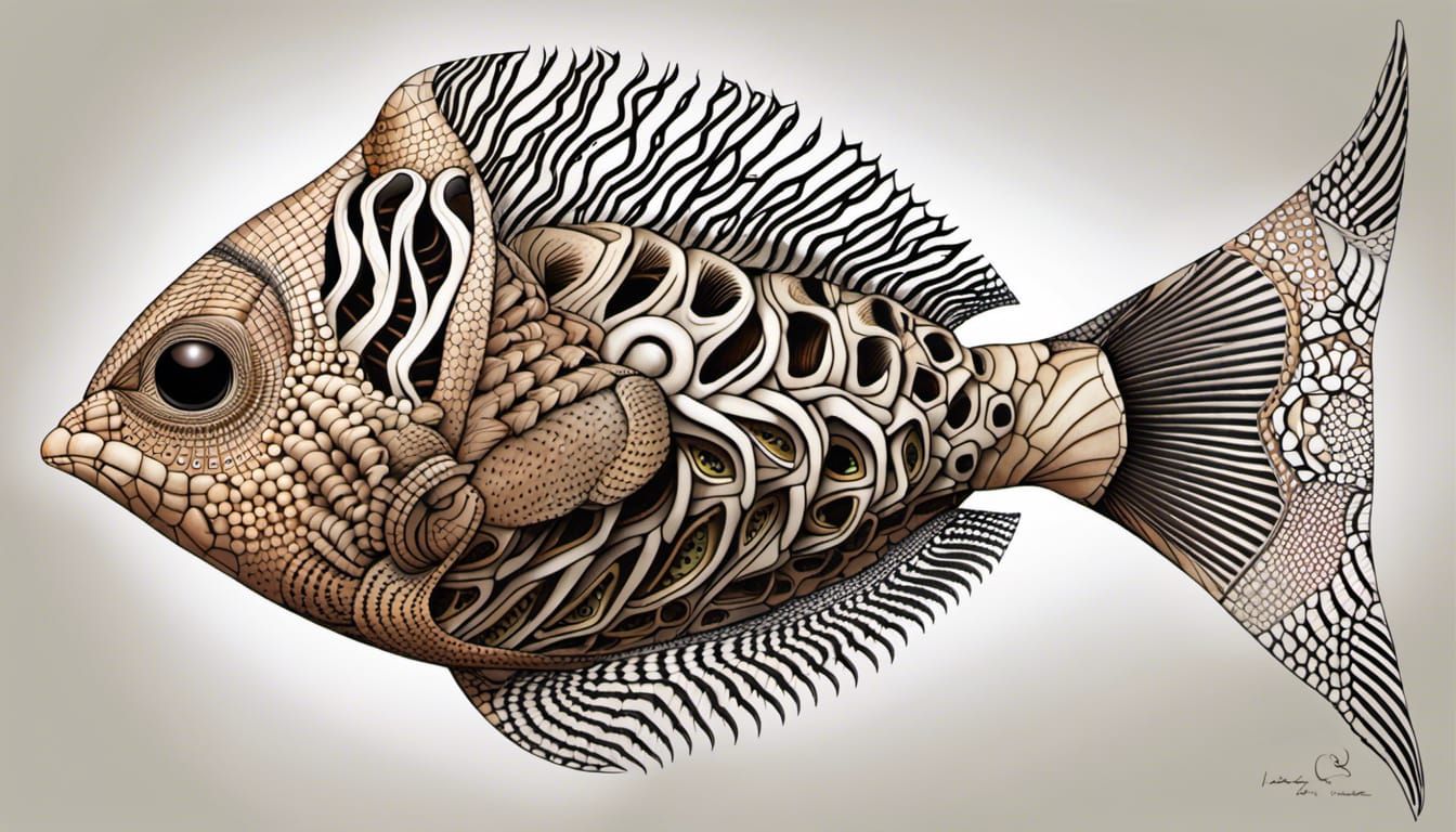 Tasmanian Devil Portrait with Celtic Quantum Zentangle Desig...