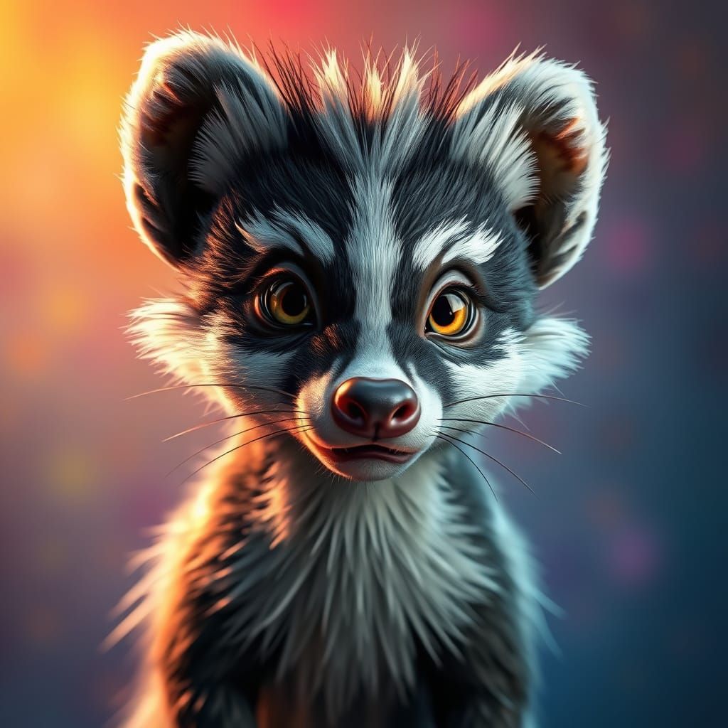 Mysterious Skunk Hybrid Reveals Itself in Hyperrealistic Sty...