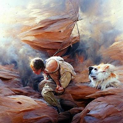 Courage: Oil Painting in James Gurney Style