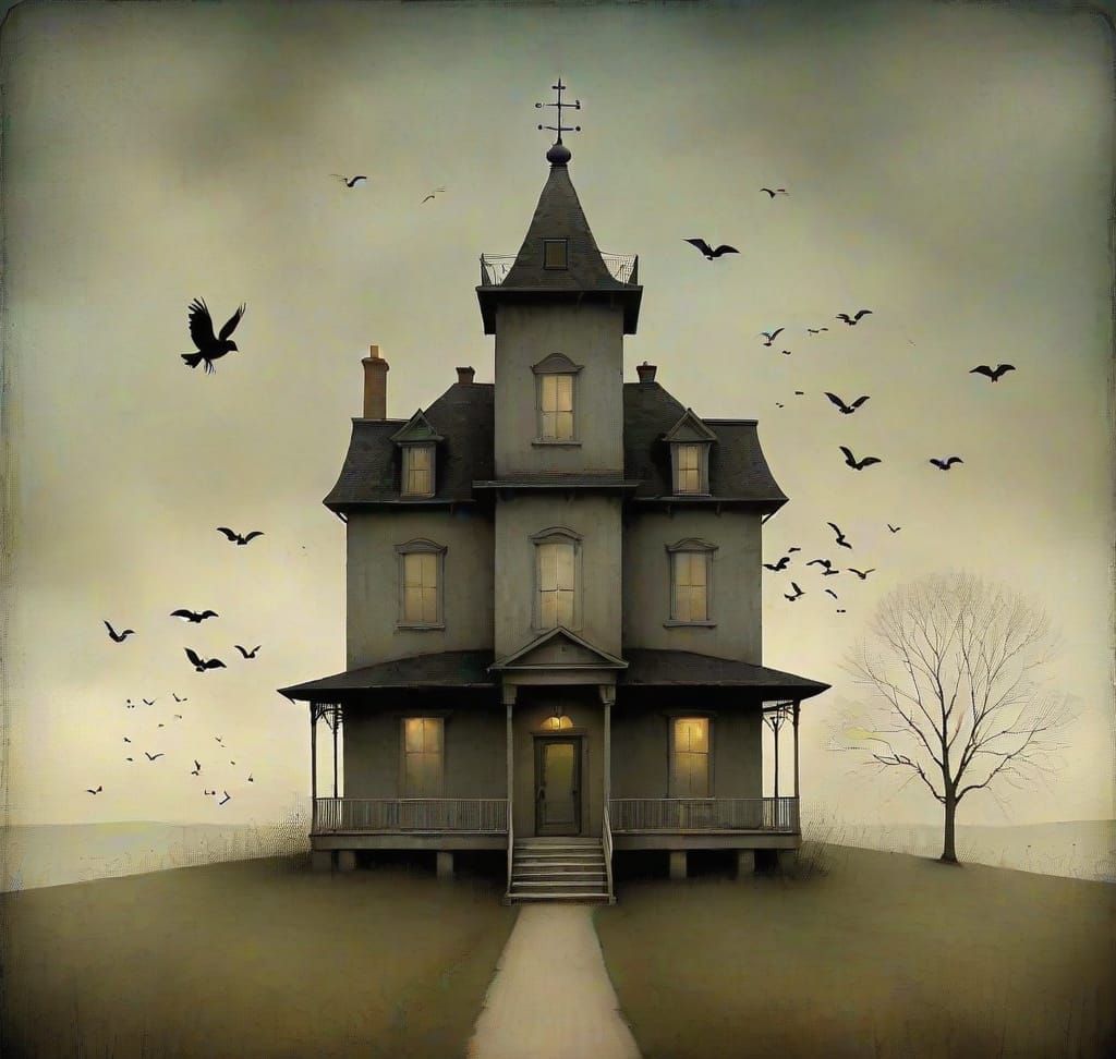Surreal Dark Fantasy World Inspired by Tim Burton