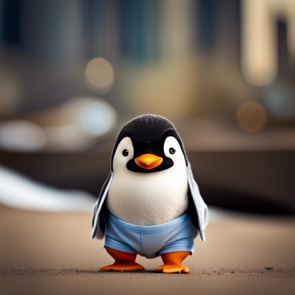 Penguin Wearing Underpants: Professional Photography