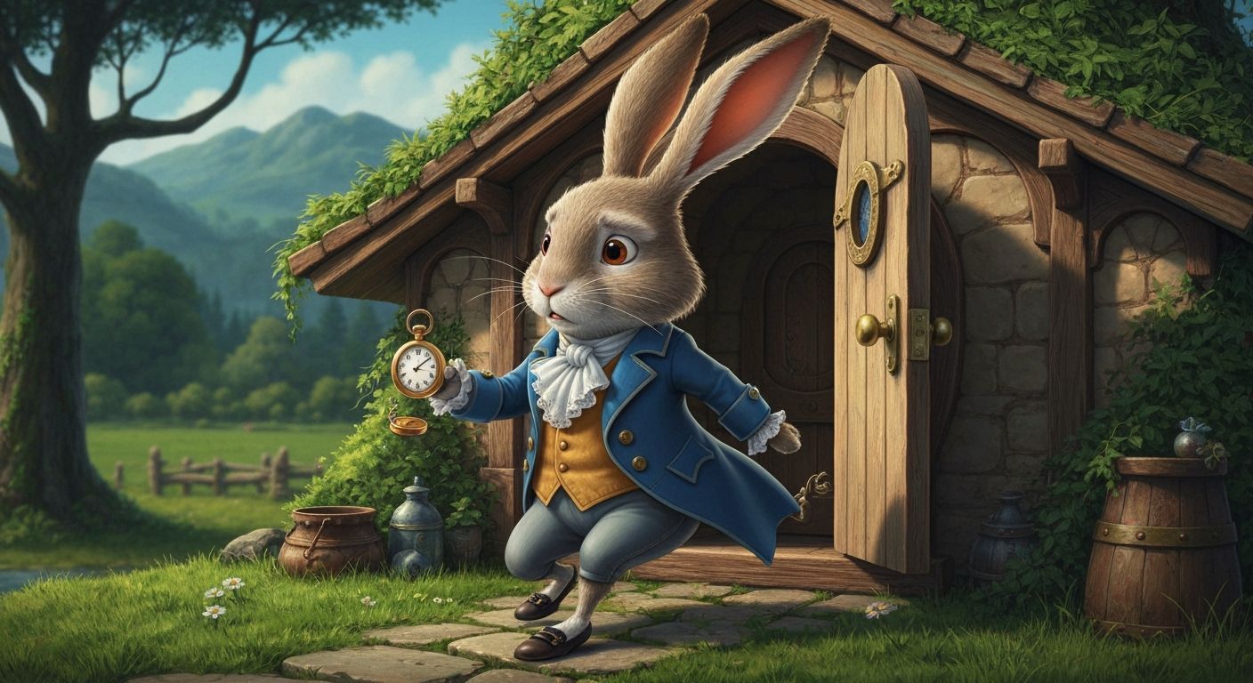 Rabbit Dandy's Hasty Escape From Hobbiton