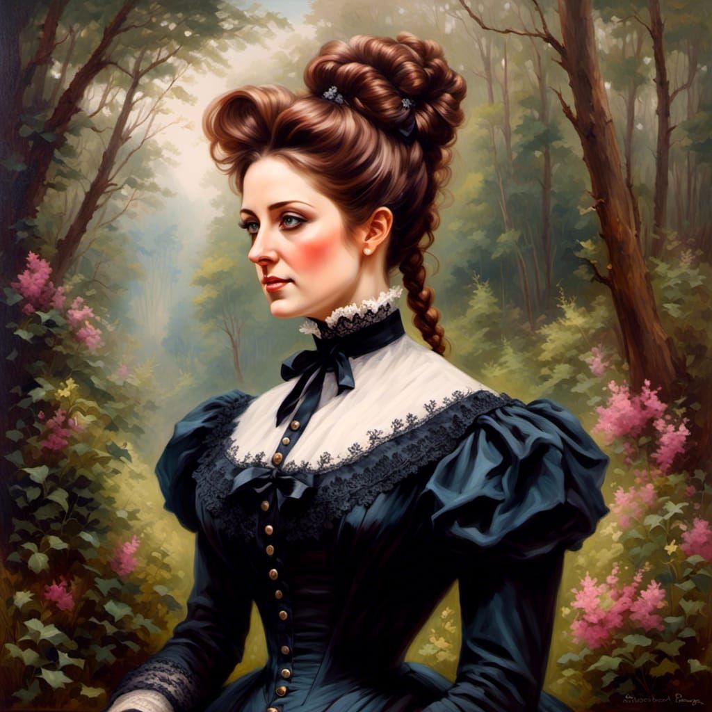 Victorian Era Woman Portrait