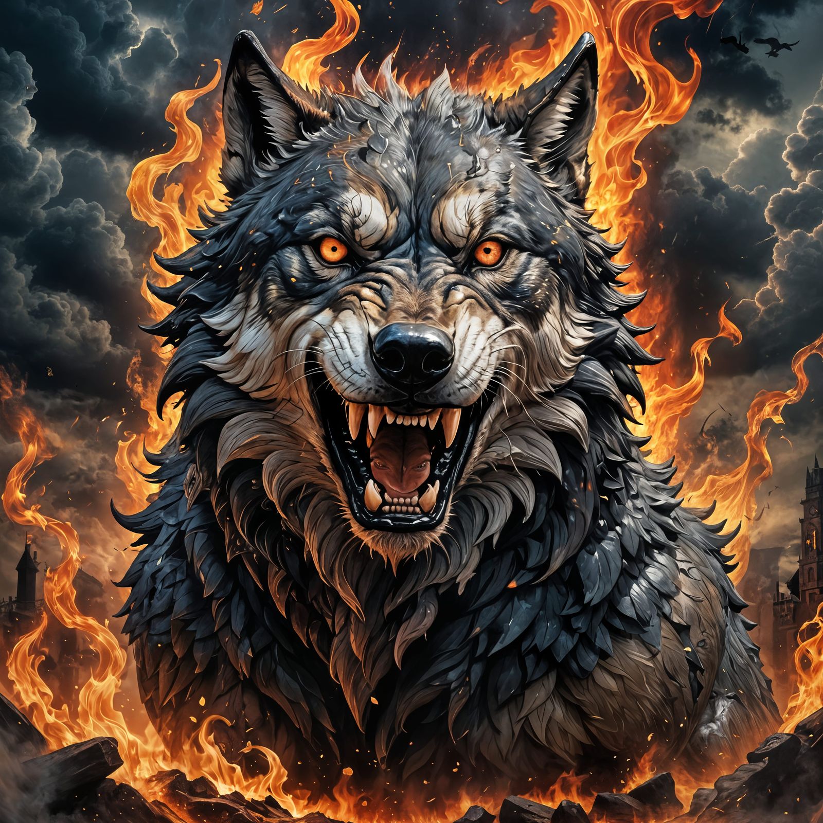 Wolf Tattoo Design: Strength and Resilience