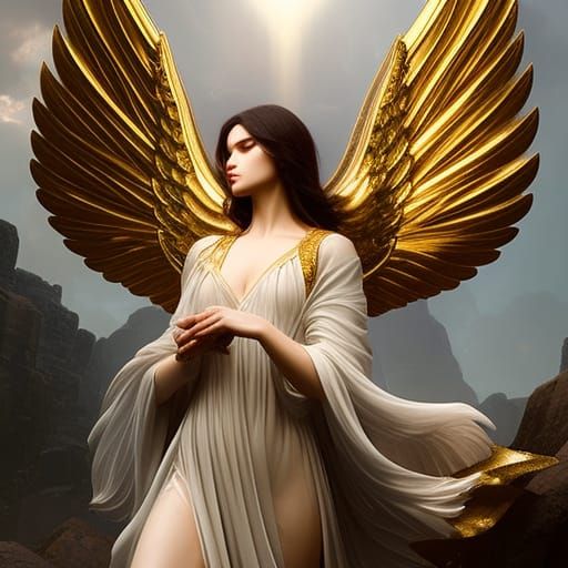 Wax Statue of an Angel