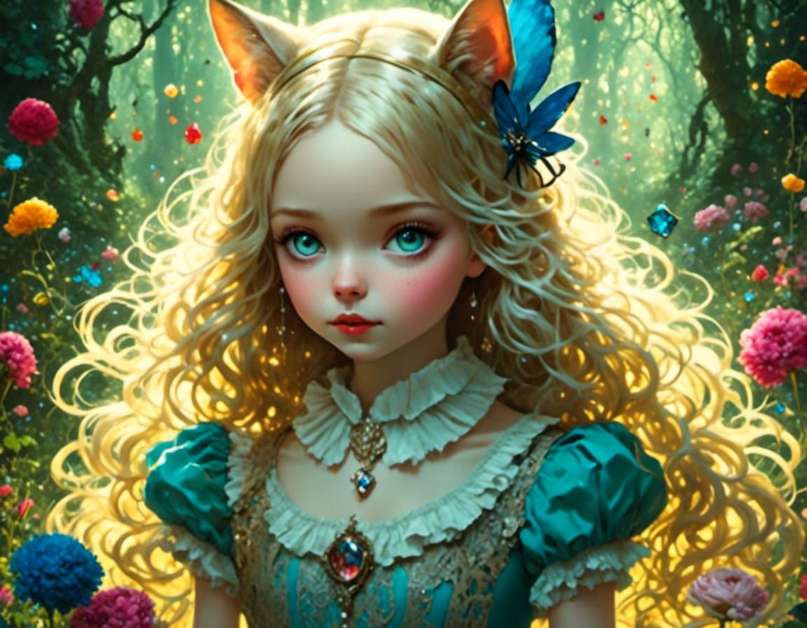 Vintage Alice in Wonderland Movie Poster