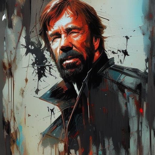 Heroic Figure Textured Speedpaint Fine Art