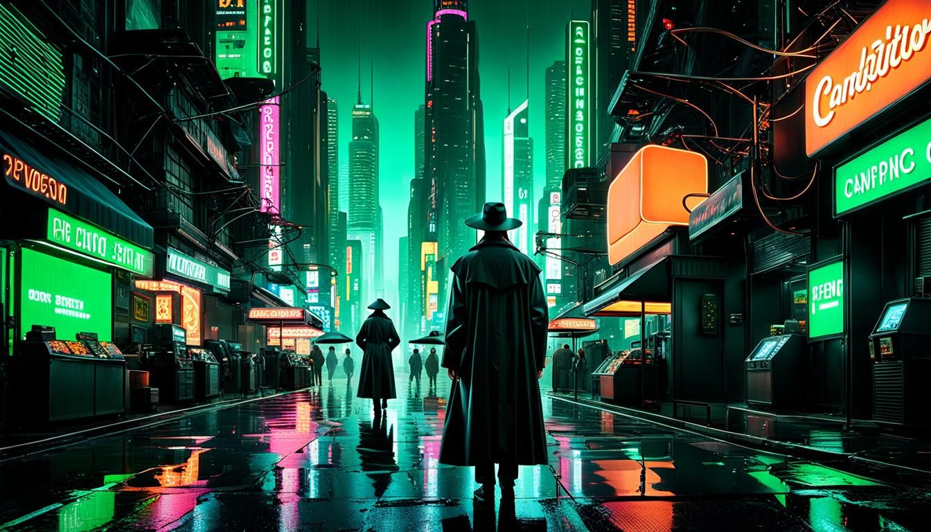 Dystopian Cypherpunk Manifesto in Cyberpunk Style