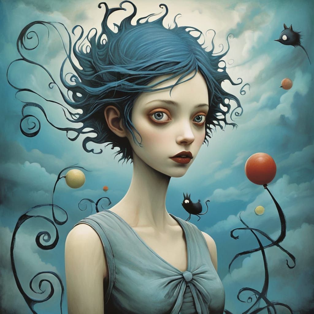 Dark Whimsical Art in a Gothic Style
