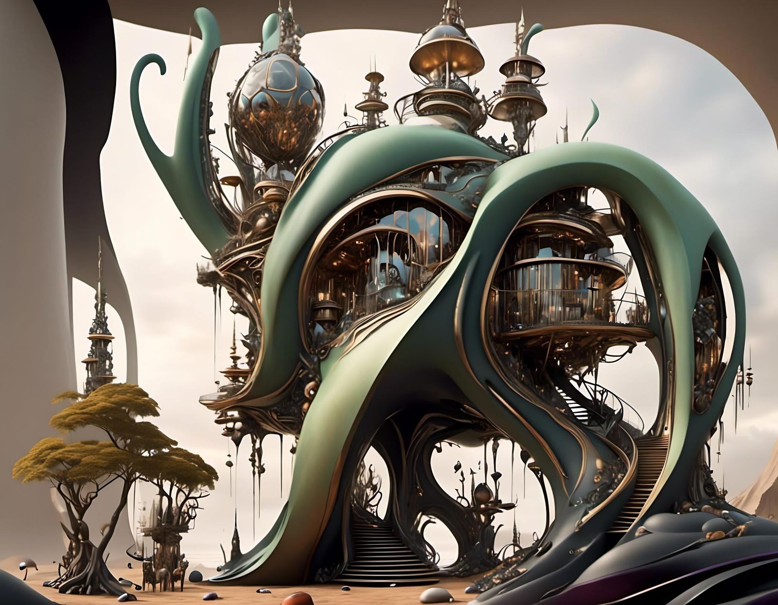 Fading Feelings in Detailed Matte Painting