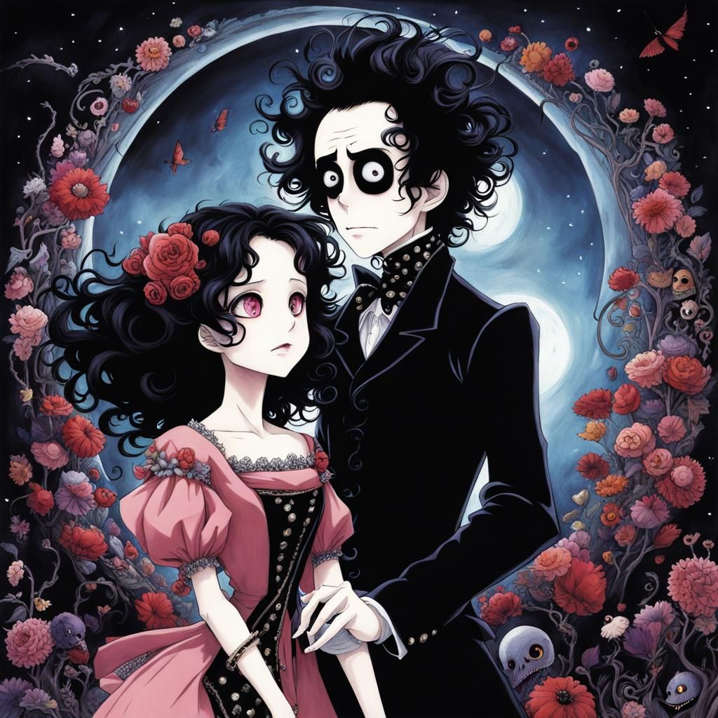 Anime Art Inspired by Dark Fantasy