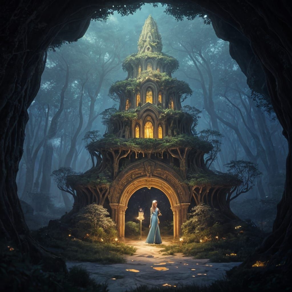 Airmed: Ethereal Elf Beauty in a Sun-Kissed Meadow