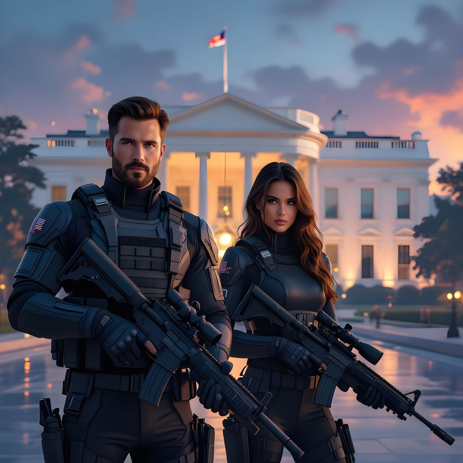 Hit Man Movie Poster with Sniper Gun, Year 2565