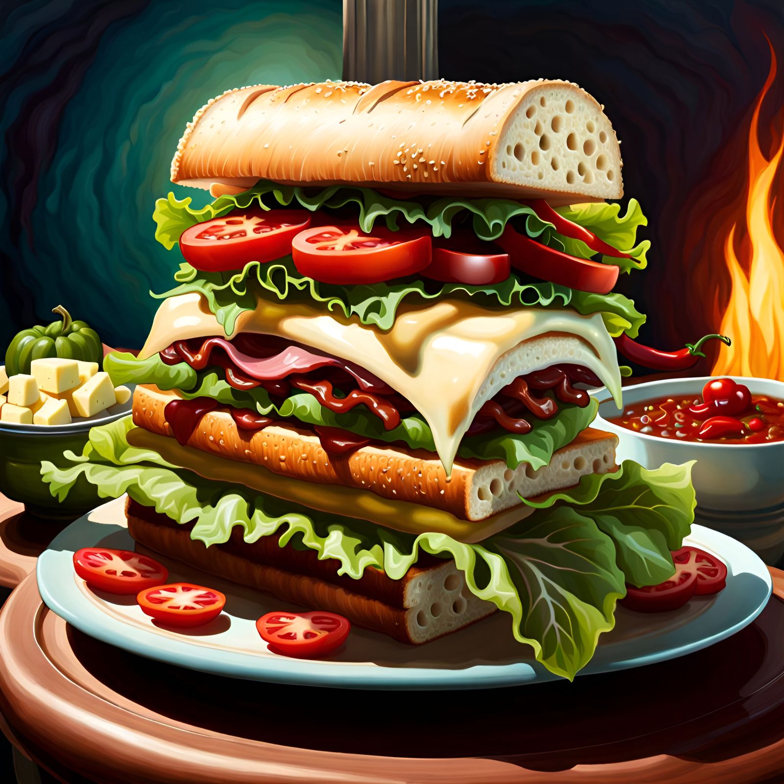 Bacon Lettuce and Tomato Sandwich