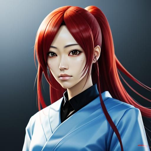 High Definition Hyper Real Anime Portrait