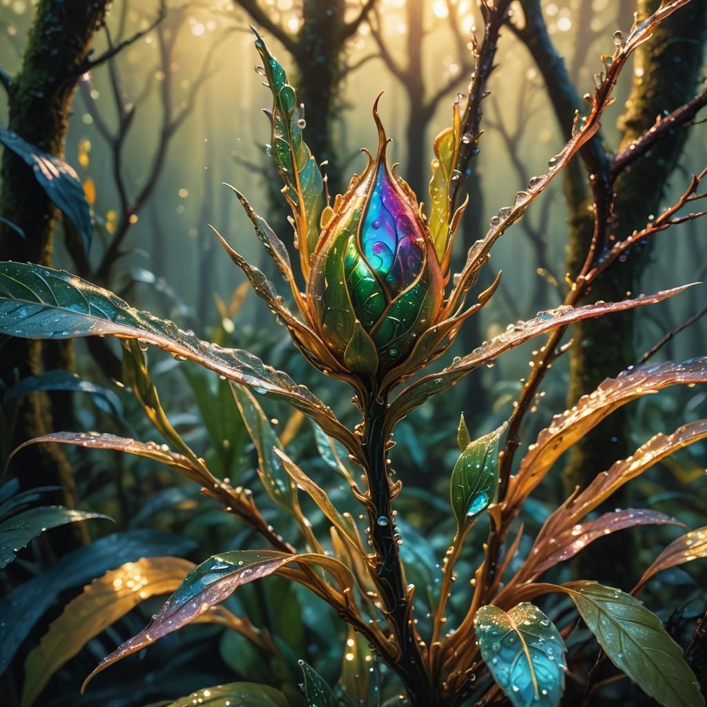Shaking Bud in Mystical Forest Concept Art
