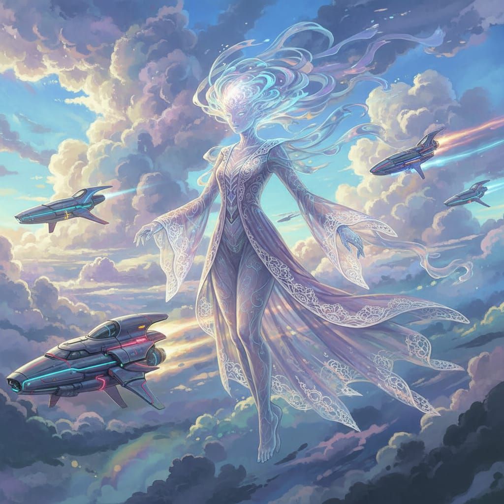 Air Elemental in Miyazaki, Mead, Thorp Style