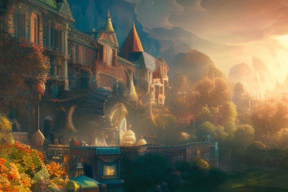 Slumberland Storybook Illustration in 8k Resolution