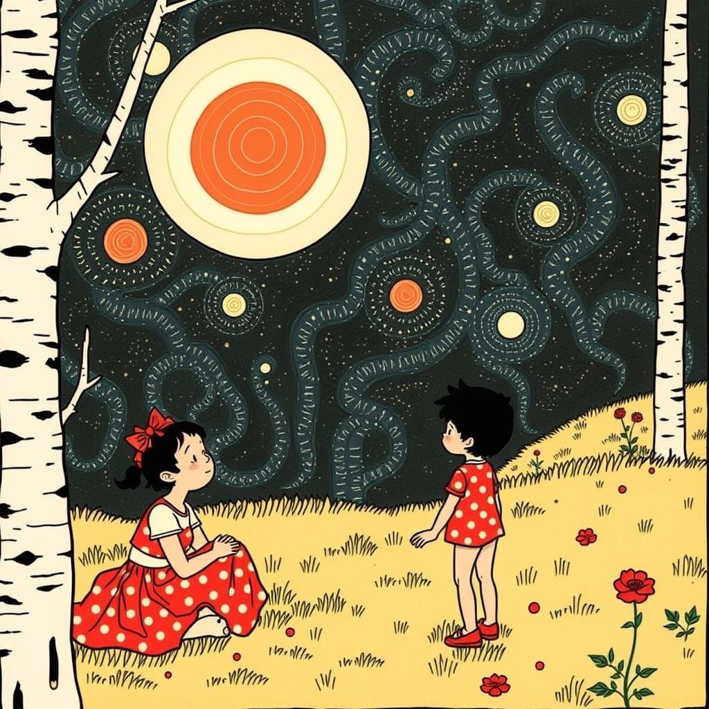 Manga Meets Impressionism: A Digital Art Fusion