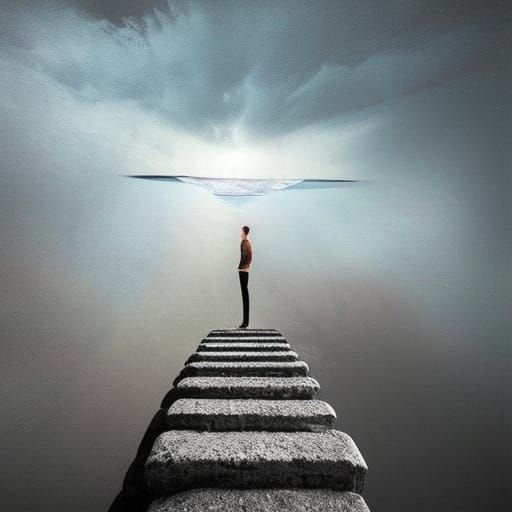 Surreal Perspective Manipulation Art Photo