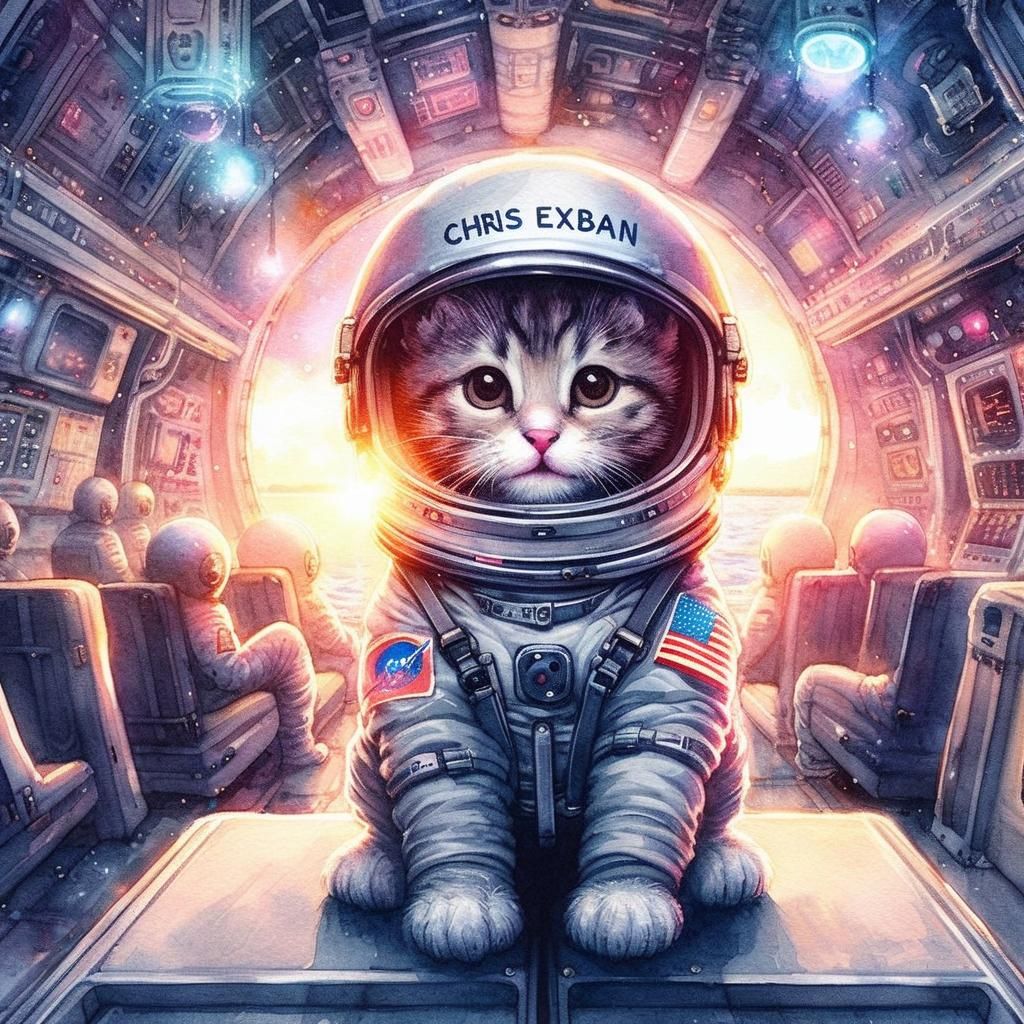 Exban Kittie in space