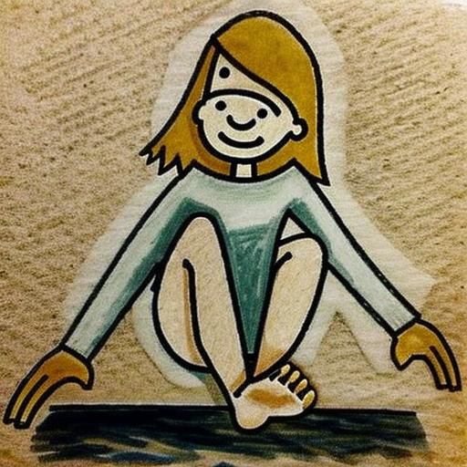 Distorted AI Image with Anatomical Anomalies