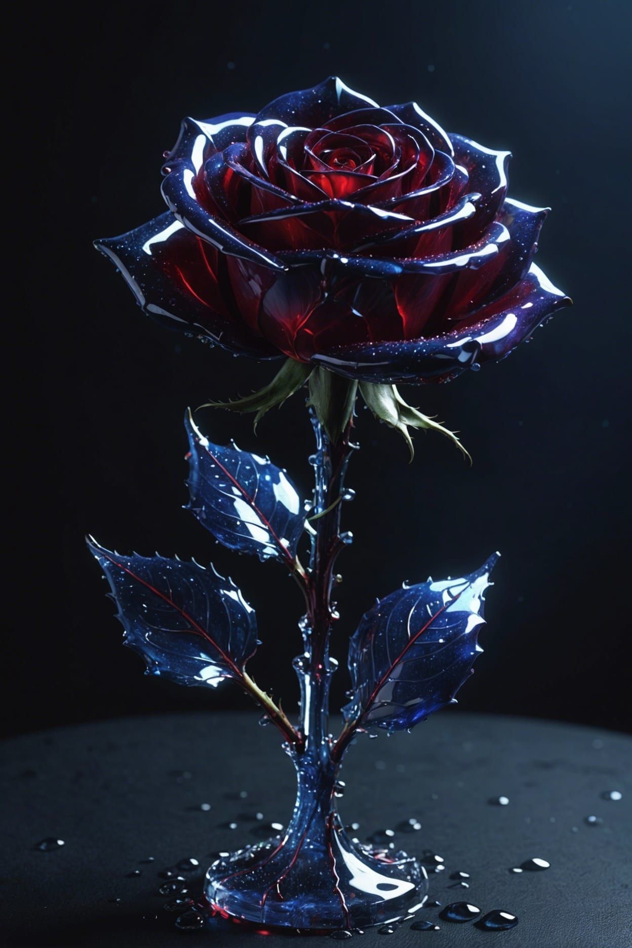 Dark Crystal Rose