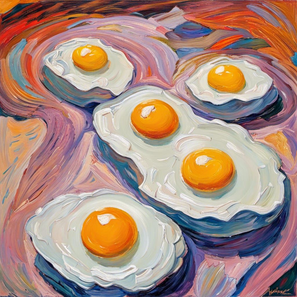 Fried Eggs by Edvard Munch