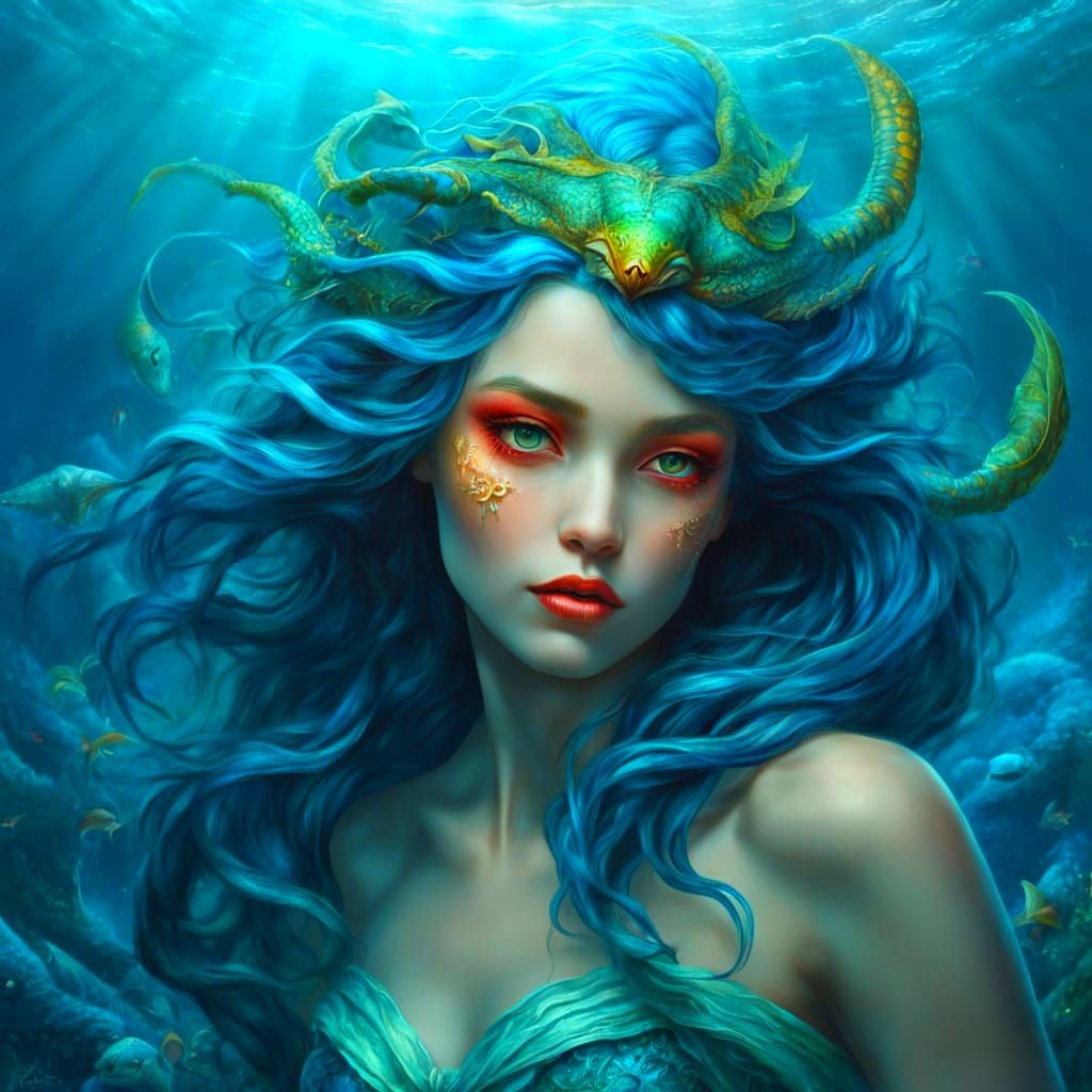 Siren of the Sea in Seductive Splendor