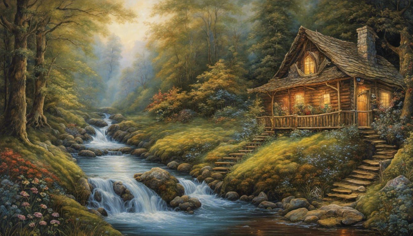 cabin in woods