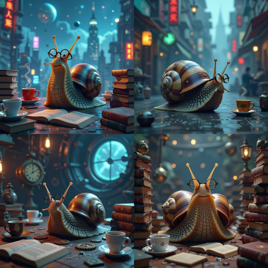 Steampunk Snail's Cyberpunk Dream: A Space Opera