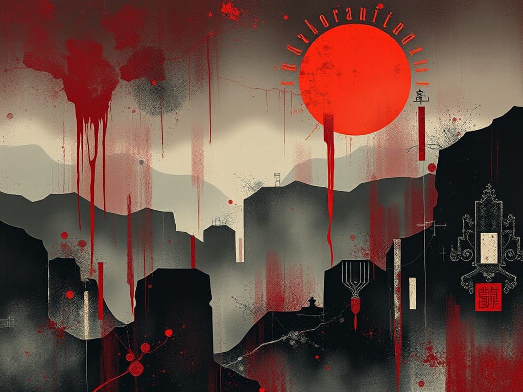 Fantastical World in Shin Hanga Style