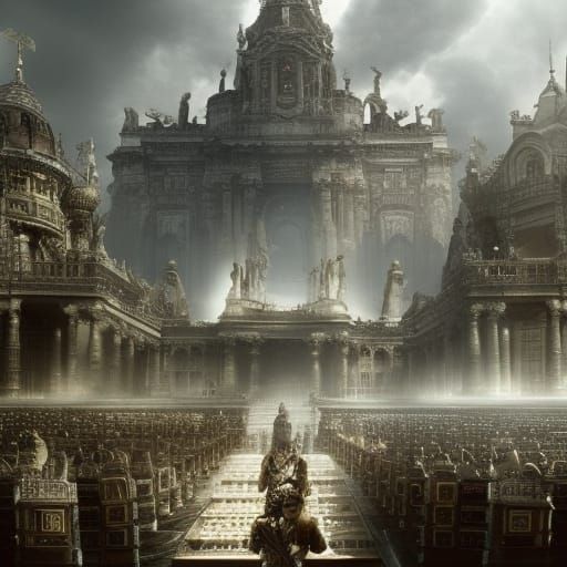 Dramatic Digital Painting: Time is Money