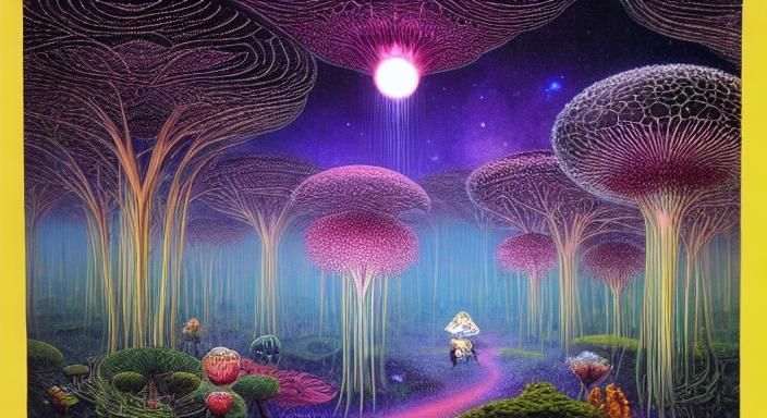Fungi Hunter's Surreal Hallucination Experiments