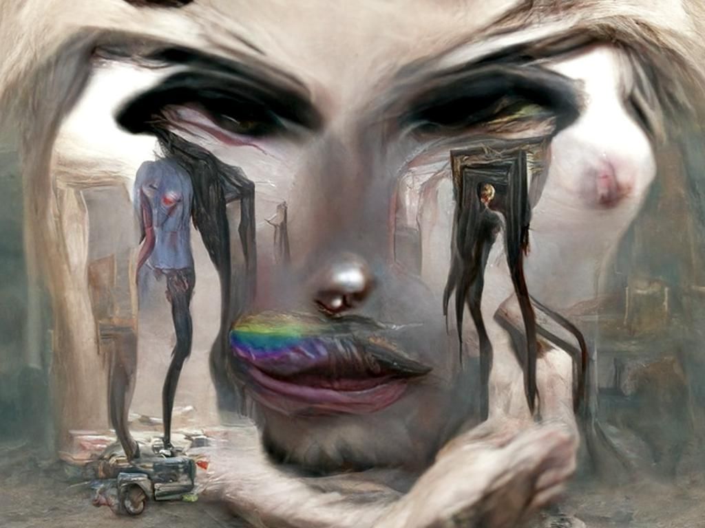 Emotional Depiction of Gender Dysphoria in Ethereal Style