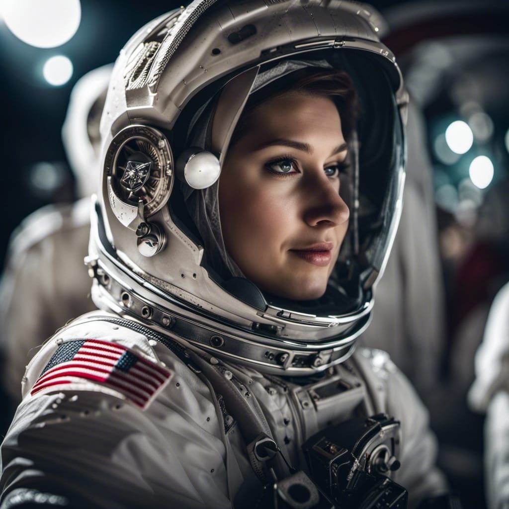 Lunar Wedding: A Hyperrealistic Celestial Celebration